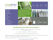 Tablet Screenshot of livingorder.com